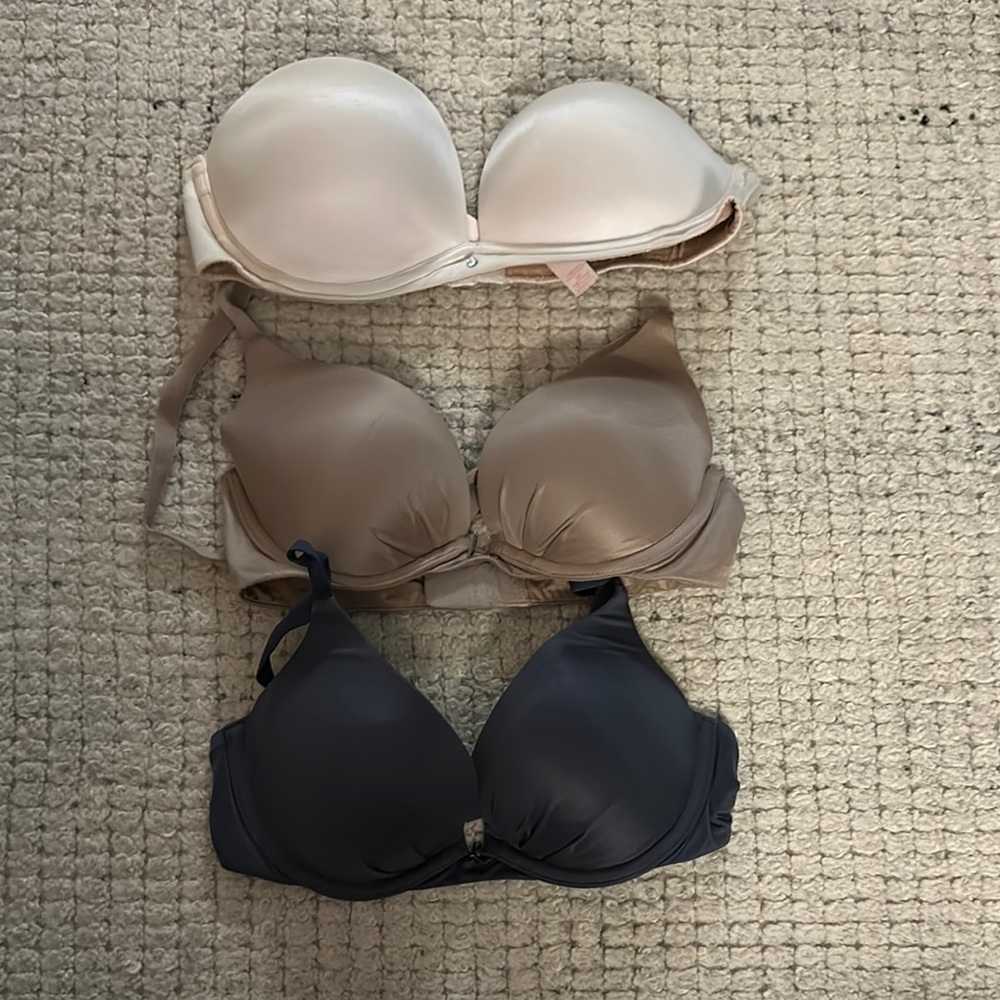 Elegant Women's Intimates Set - Cream, Tan, and Black